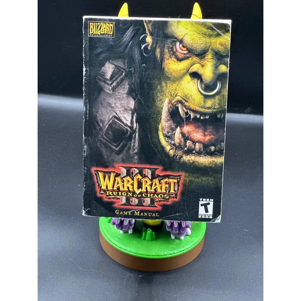 Warcraft PC Game Lot (Warcraft I, II + Expansion, III ROC + Frozen Throne) Discs